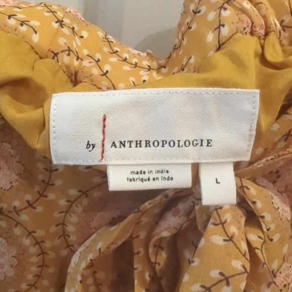 Floral Wrap Skirt in Mustard Yellow - Picture 2 of 5